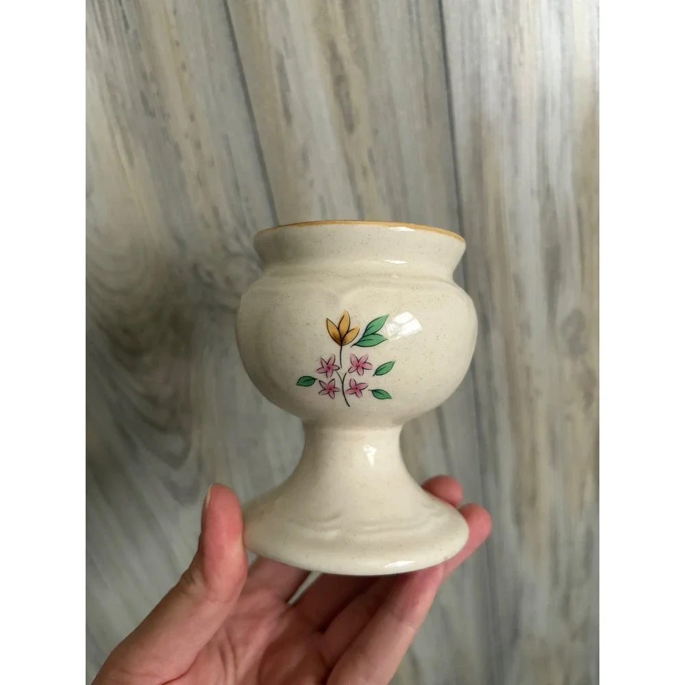 Vintage International Heartland Candle HoldersFloral Set of 2